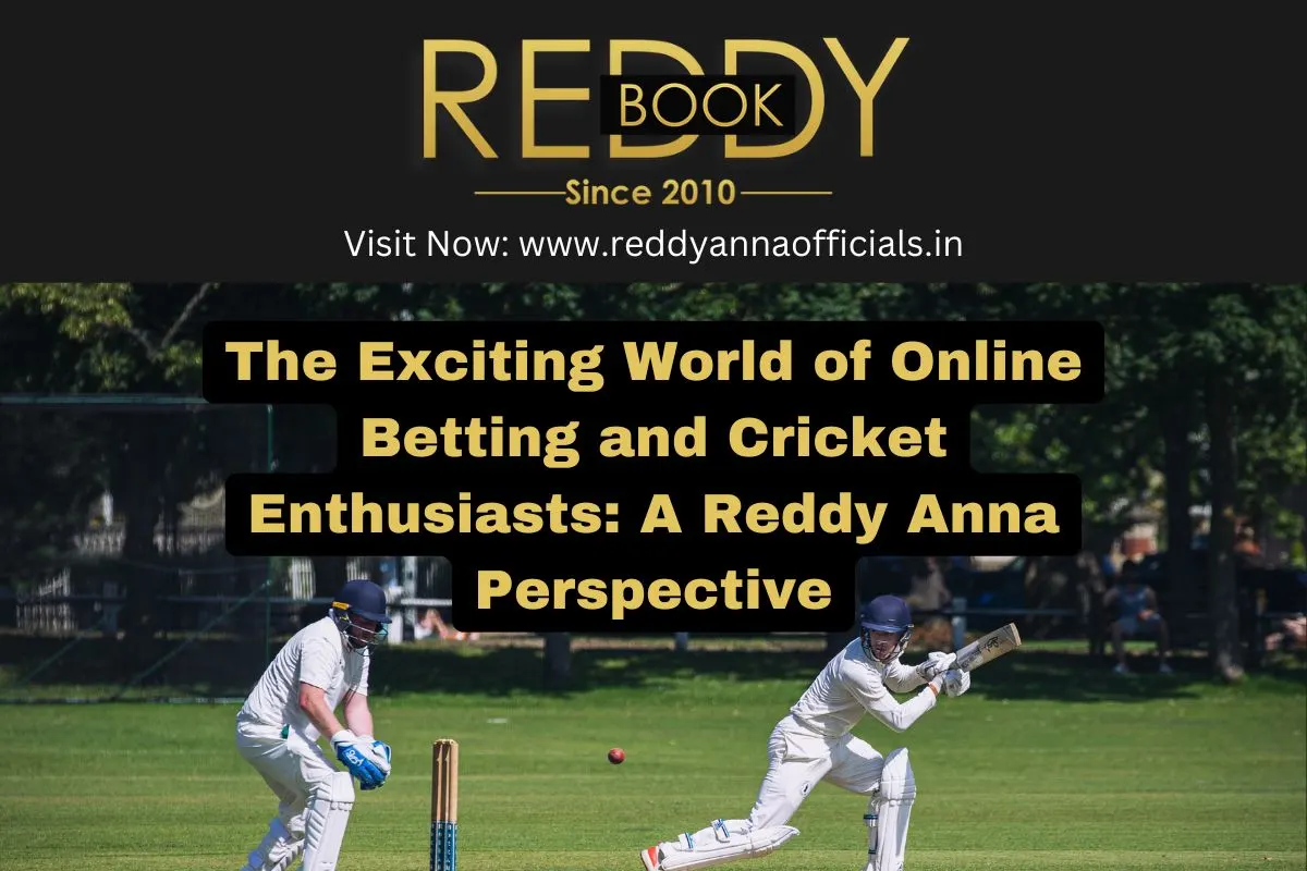 Online Betting & Cricket: A Reddy Anna Perspective